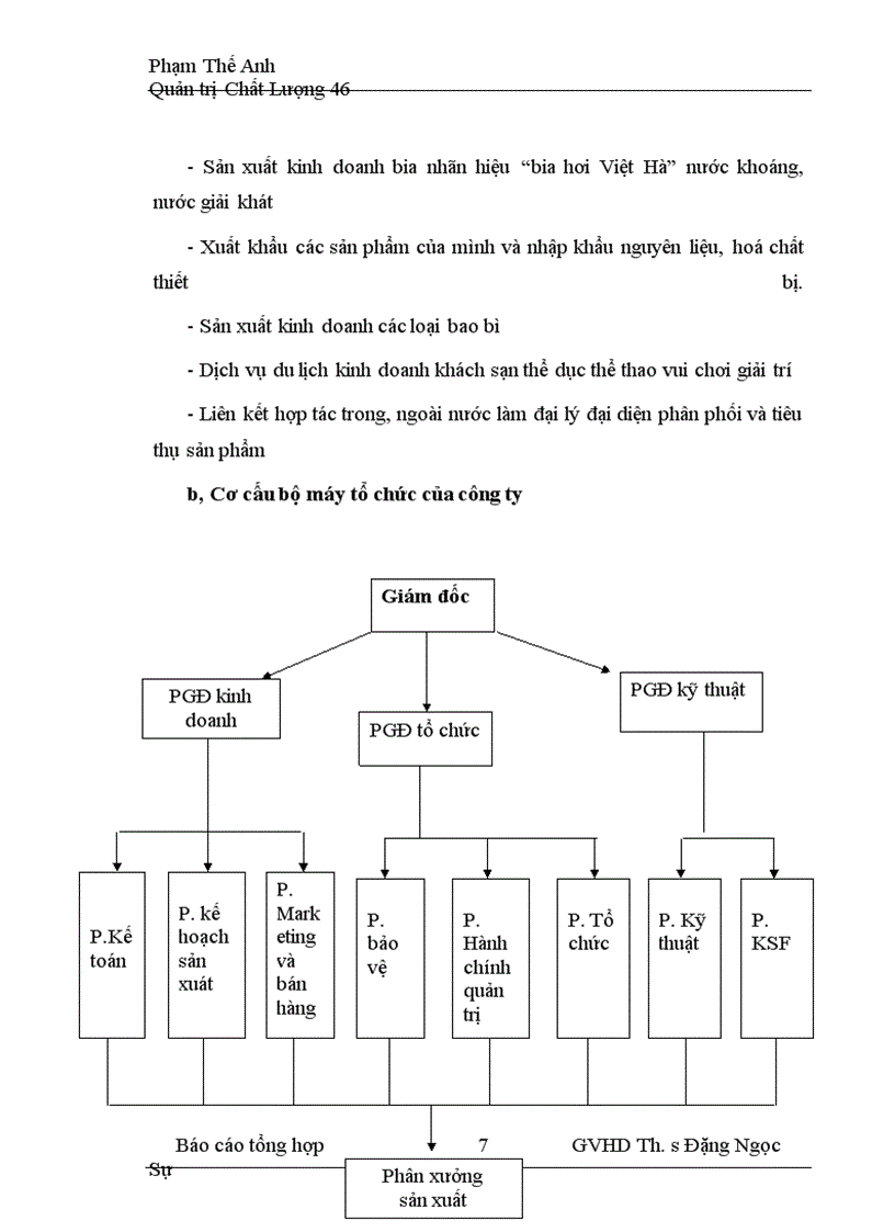 image for page Nâng cao chất lượng quy trình sản xuất bia hơi ở công ty bia VIệt Hà