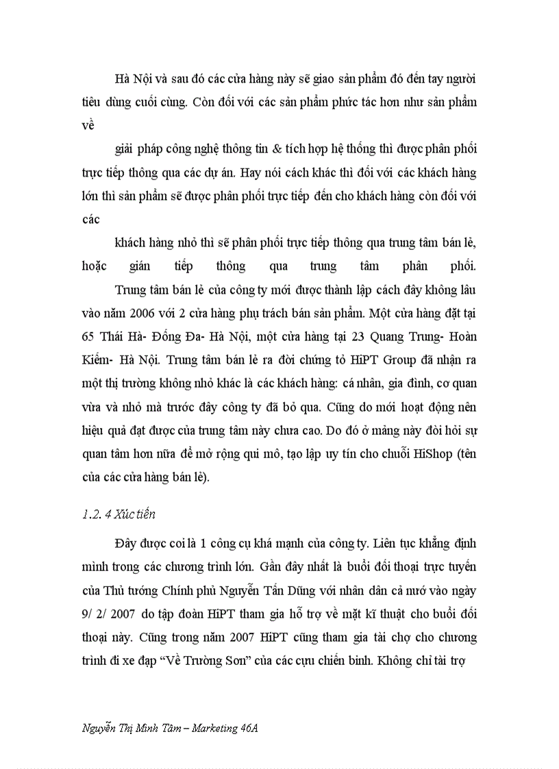 image for page Vai trò của PR trong việc xây dựng thương thiệu HiPT