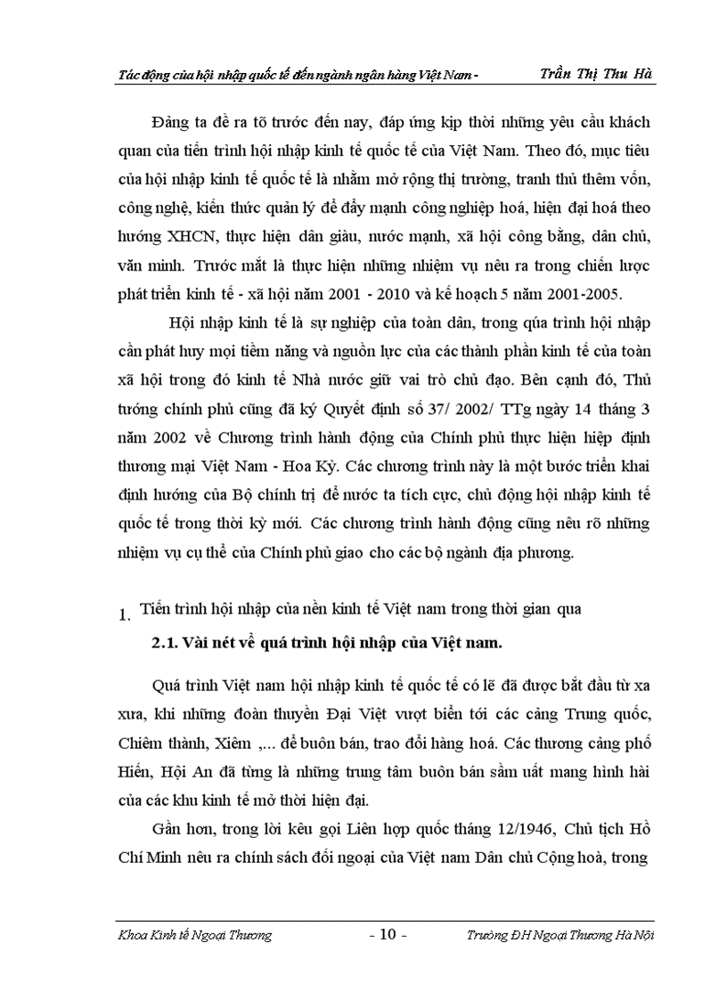 image for page Tác động của hội nhập quốc tế đến ngành ngân hàng việt nam