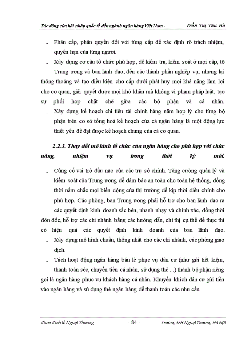 image for page Tác động của hội nhập quốc tế đến ngành ngân hàng việt nam