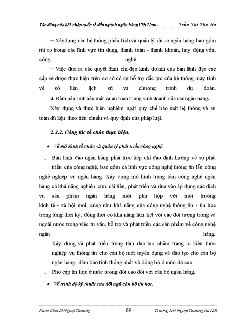 image for page Tác động của hội nhập quốc tế đến ngành ngân hàng việt nam