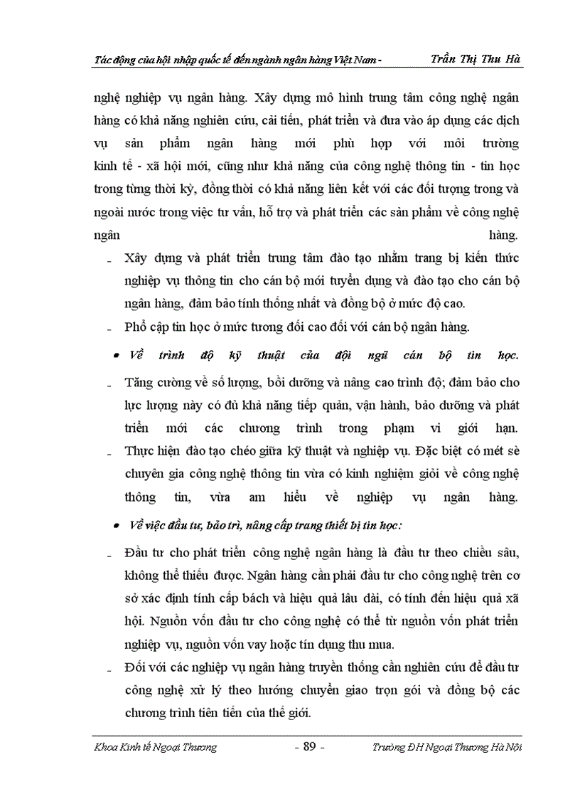 image for page Tác động của hội nhập quốc tế đến ngành ngân hàng việt nam