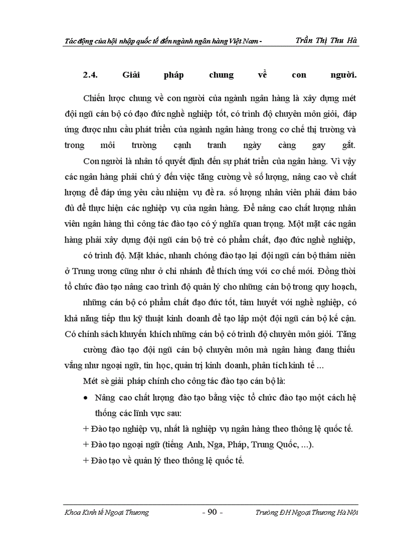 image for page Tác động của hội nhập quốc tế đến ngành ngân hàng việt nam