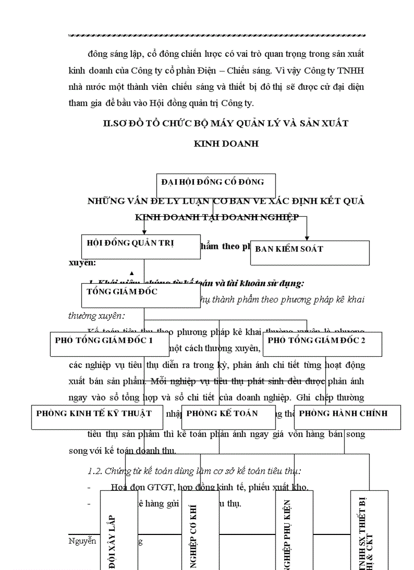 image for page Xác định kết quả hoạt động kinh doanh tại công ty cổ phần điên - chiếu sáng.