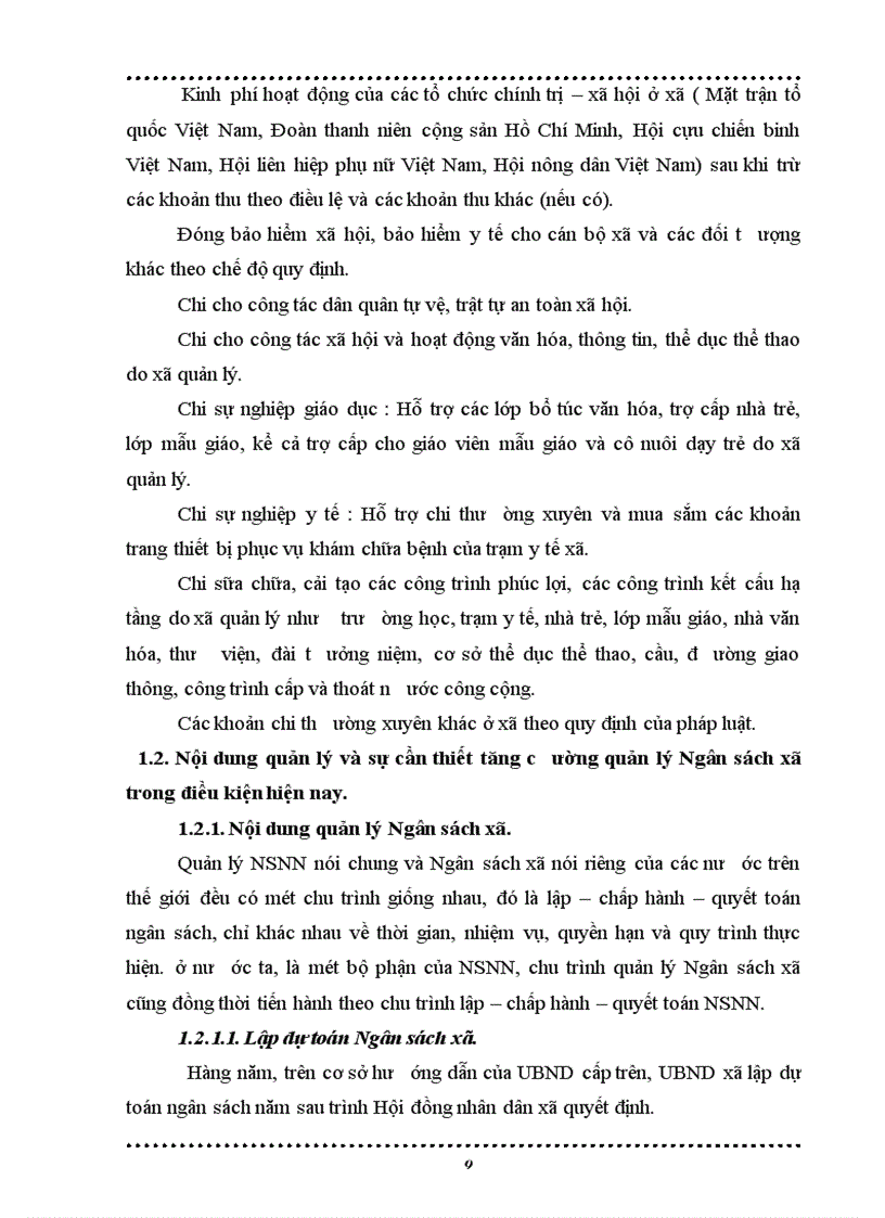 image for page Nâng cao công tác quản lý Ngân sách xã theo tinh thần Luật NSNN năm 2002