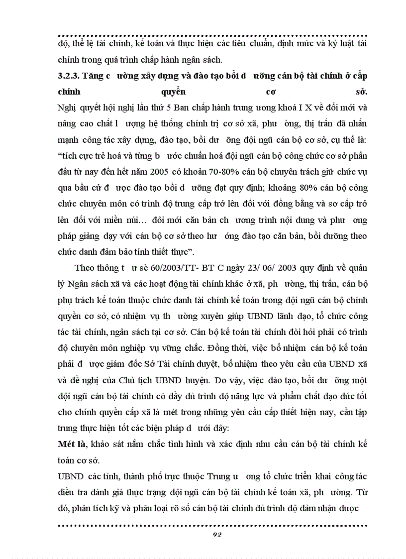 image for page Nâng cao công tác quản lý Ngân sách xã theo tinh thần Luật NSNN năm 2002