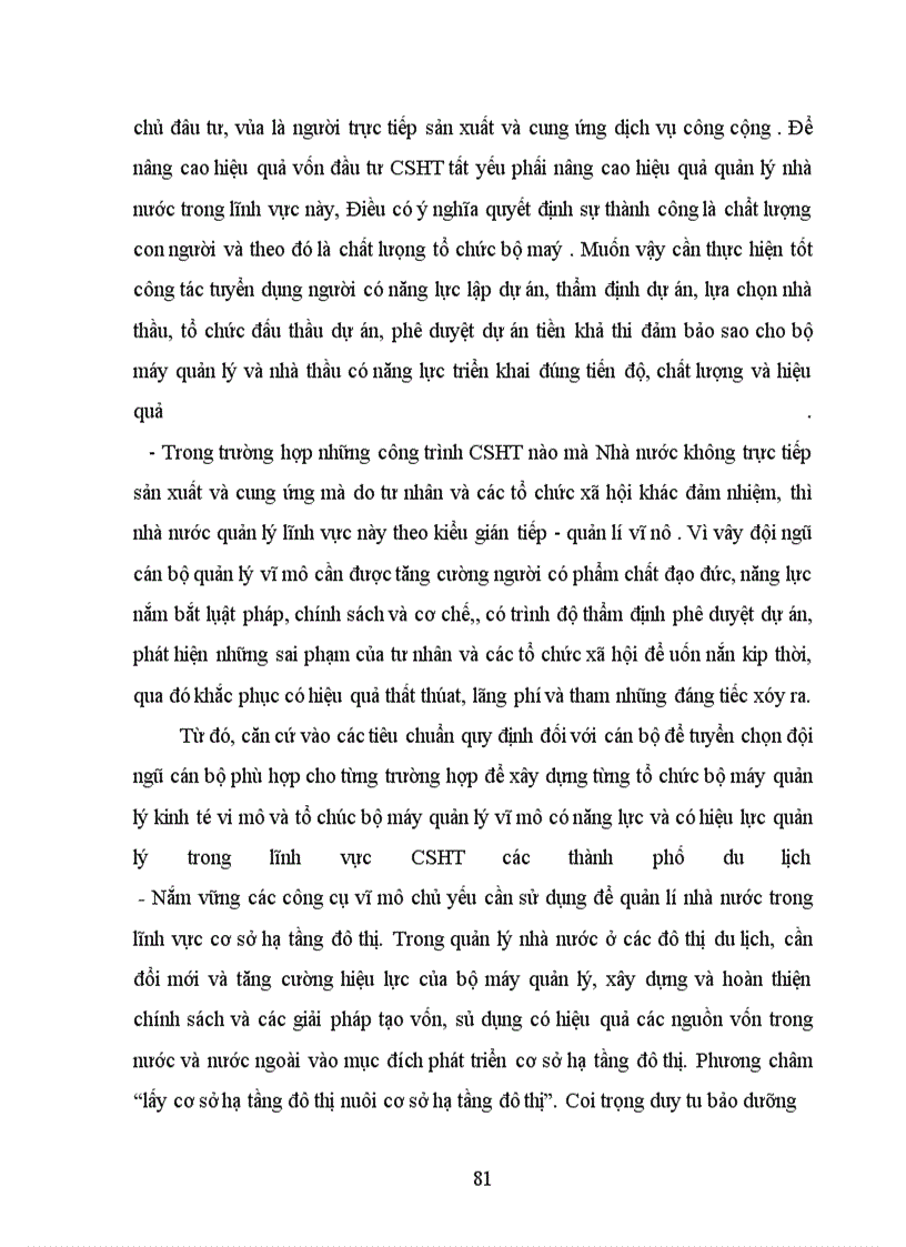 image for page Cơ sở lý luận về quản lý nhà nước trong lĩnh vực cơ sở hạ tầng nhằm phát triển kinh tế- xã hội ở các thành phố du lịch Việt Nam