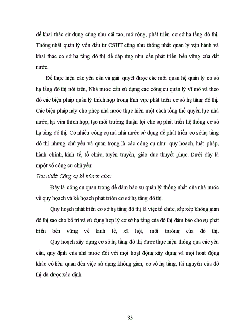 image for page Cơ sở lý luận về quản lý nhà nước trong lĩnh vực cơ sở hạ tầng nhằm phát triển kinh tế- xã hội ở các thành phố du lịch Việt Nam