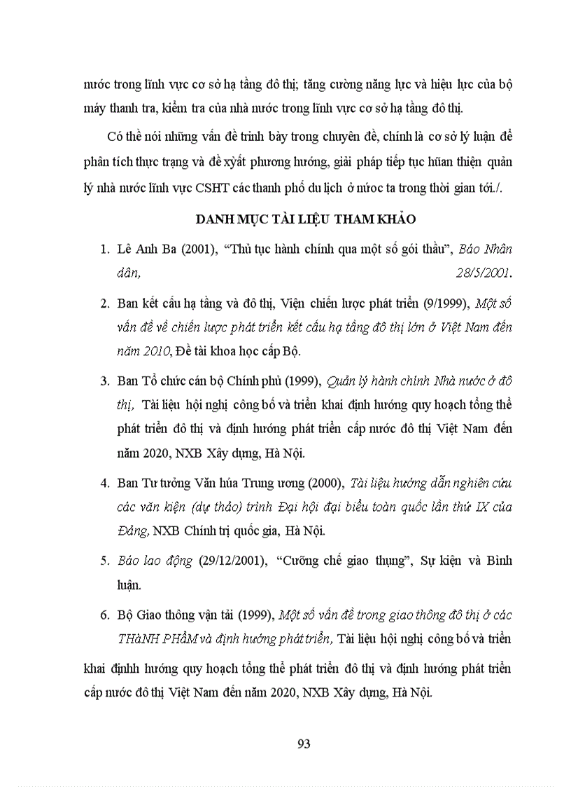 image for page Cơ sở lý luận về quản lý nhà nước trong lĩnh vực cơ sở hạ tầng nhằm phát triển kinh tế- xã hội ở các thành phố du lịch Việt Nam