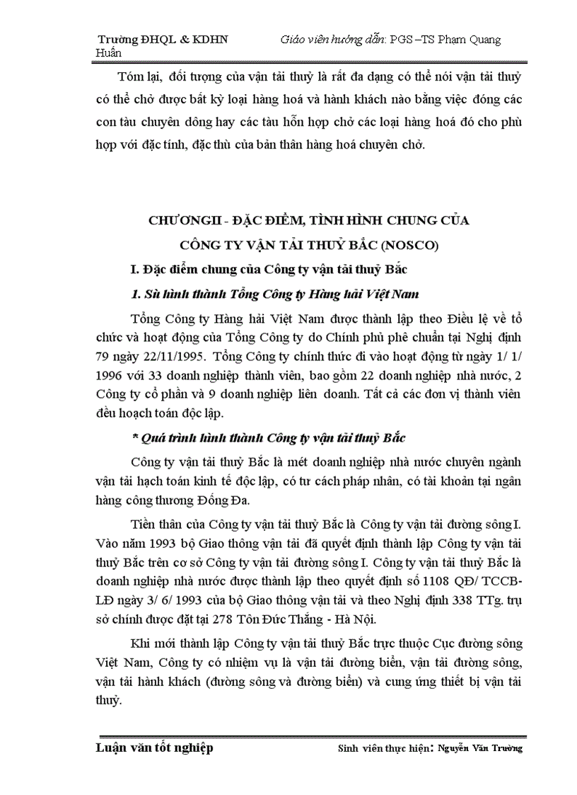 image for page Một số giải pháp phát triển vận tải thuỷ quốc tế ở Công ty vận tải thuỷ Bắc