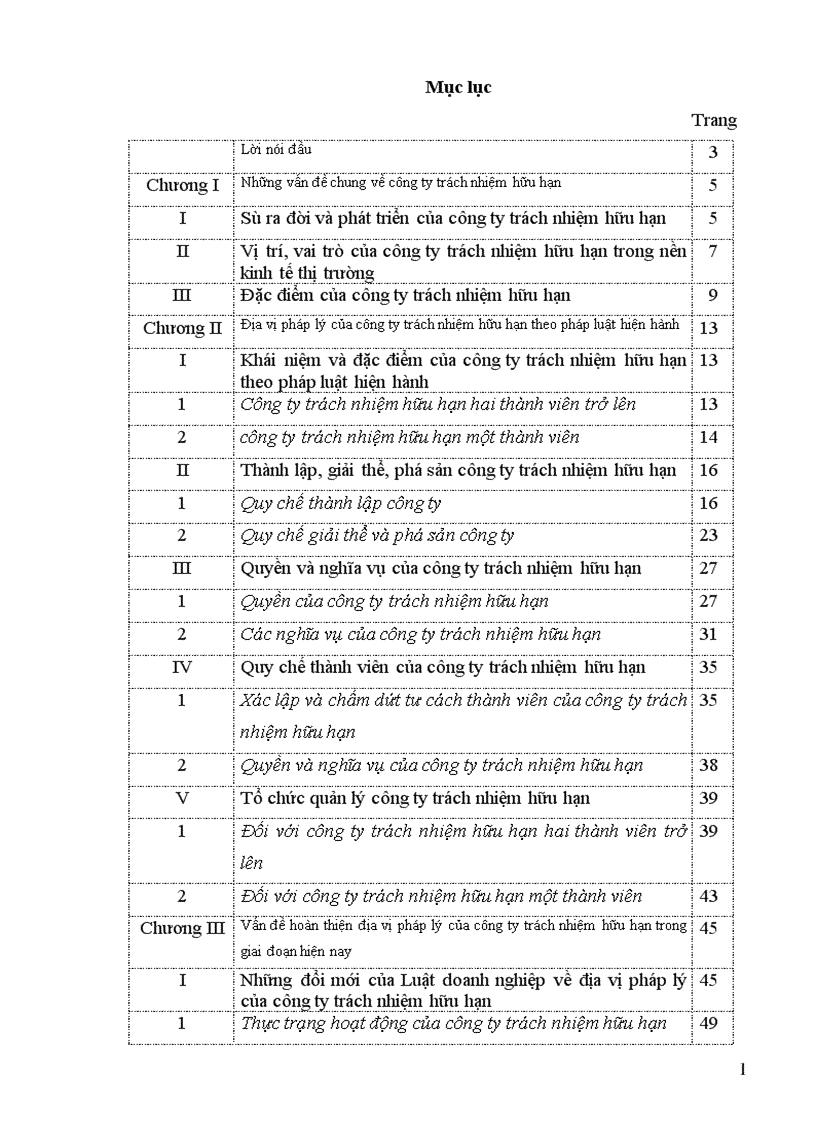 image for page Vấn đề hoàn thiện địa vị pháp lý của công ty trách nhiệm hữu hạn trong giai đoạn hiện nay