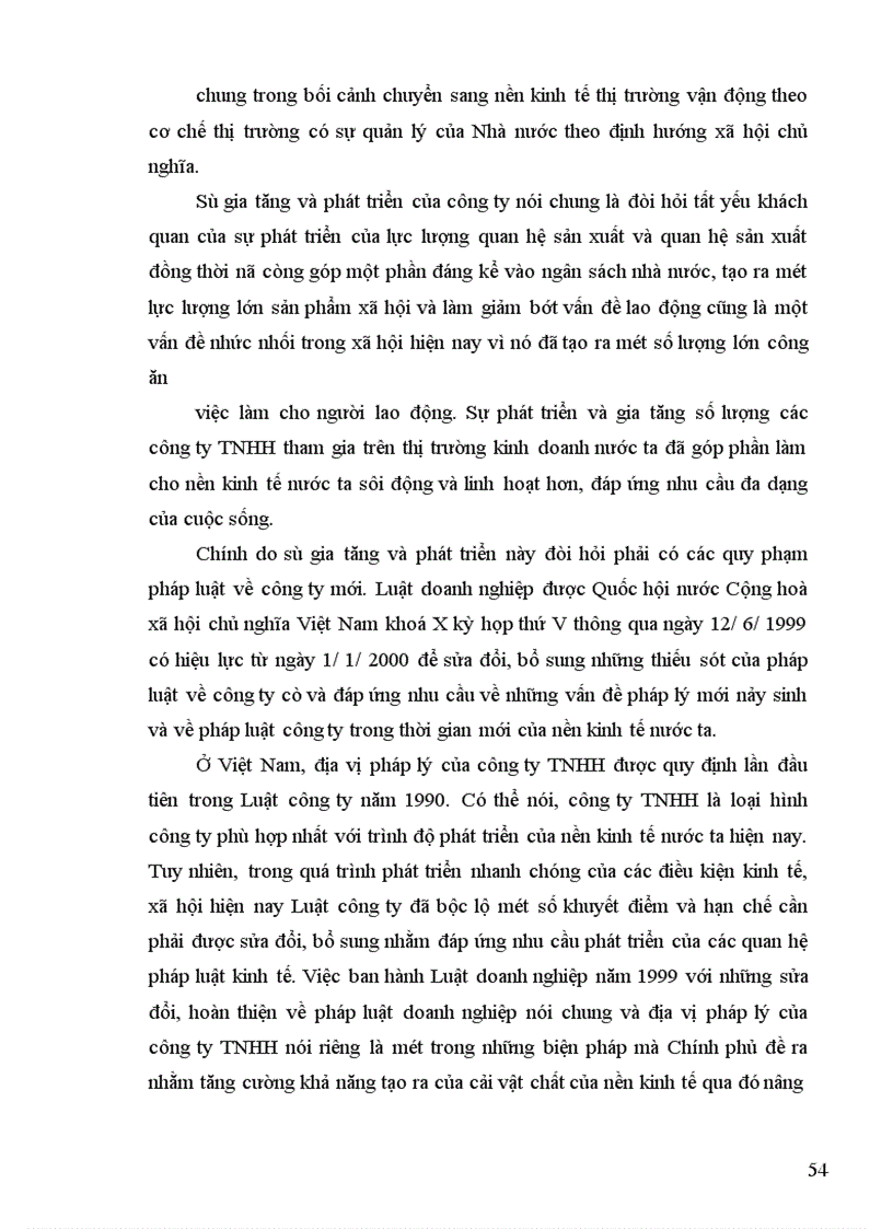 image for page Vấn đề hoàn thiện địa vị pháp lý của công ty trách nhiệm hữu hạn trong giai đoạn hiện nay