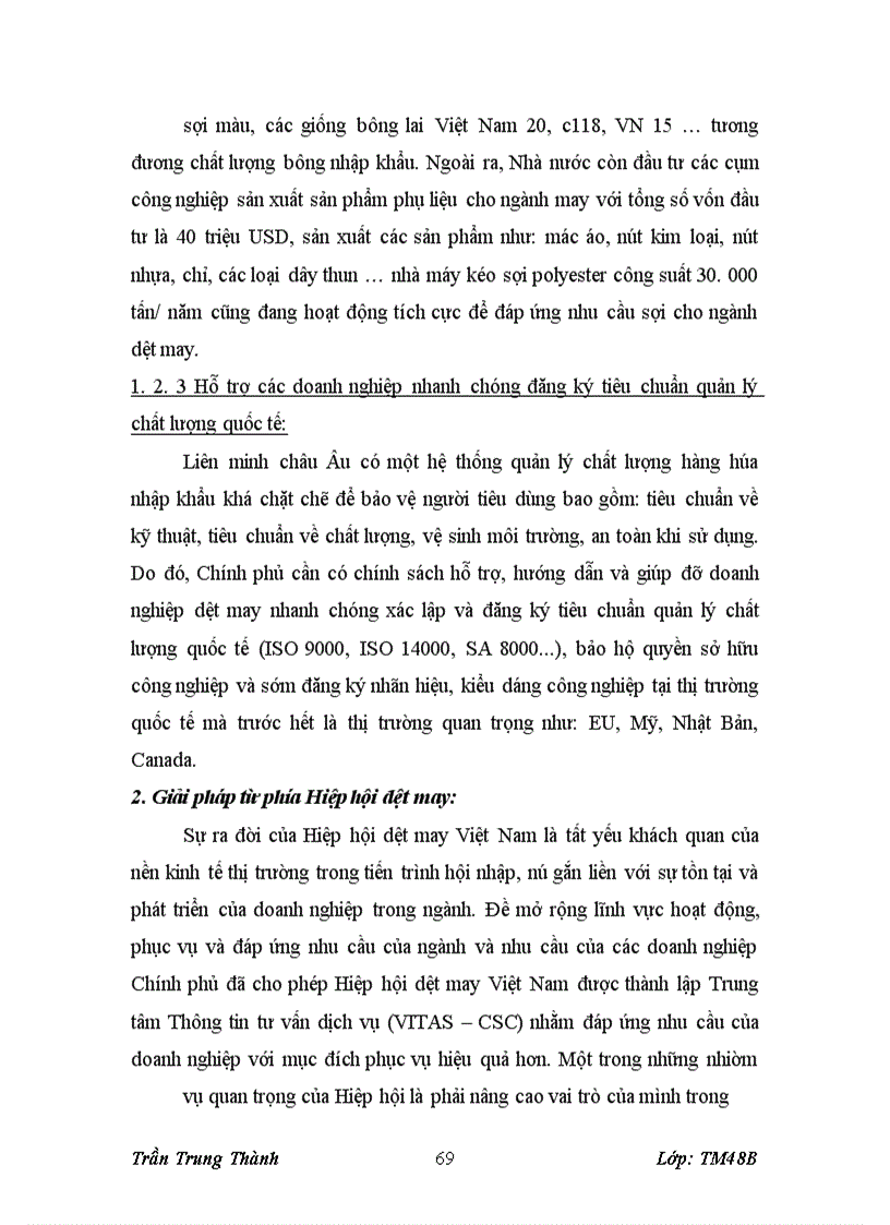 image for page Giải pháp thúc đẩy xuất khẩu hàng dệt may Việt Nam vào thị trường EU thời kỳ hậu WTO