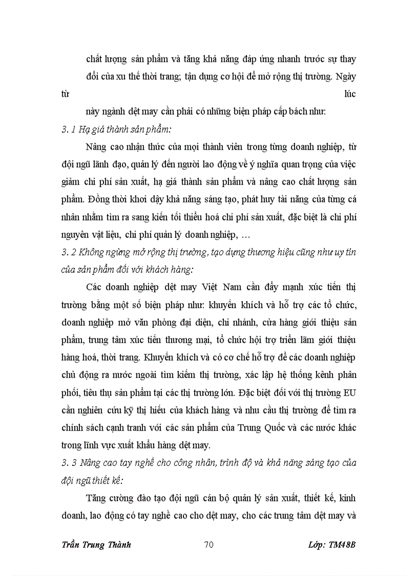 image for page Giải pháp thúc đẩy xuất khẩu hàng dệt may Việt Nam vào thị trường EU thời kỳ hậu WTO