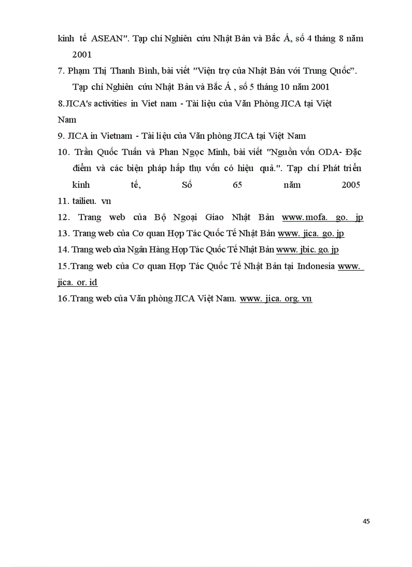 image for page Chính sách cung cấp ODA của Nhật Bản đối với Việt Nam