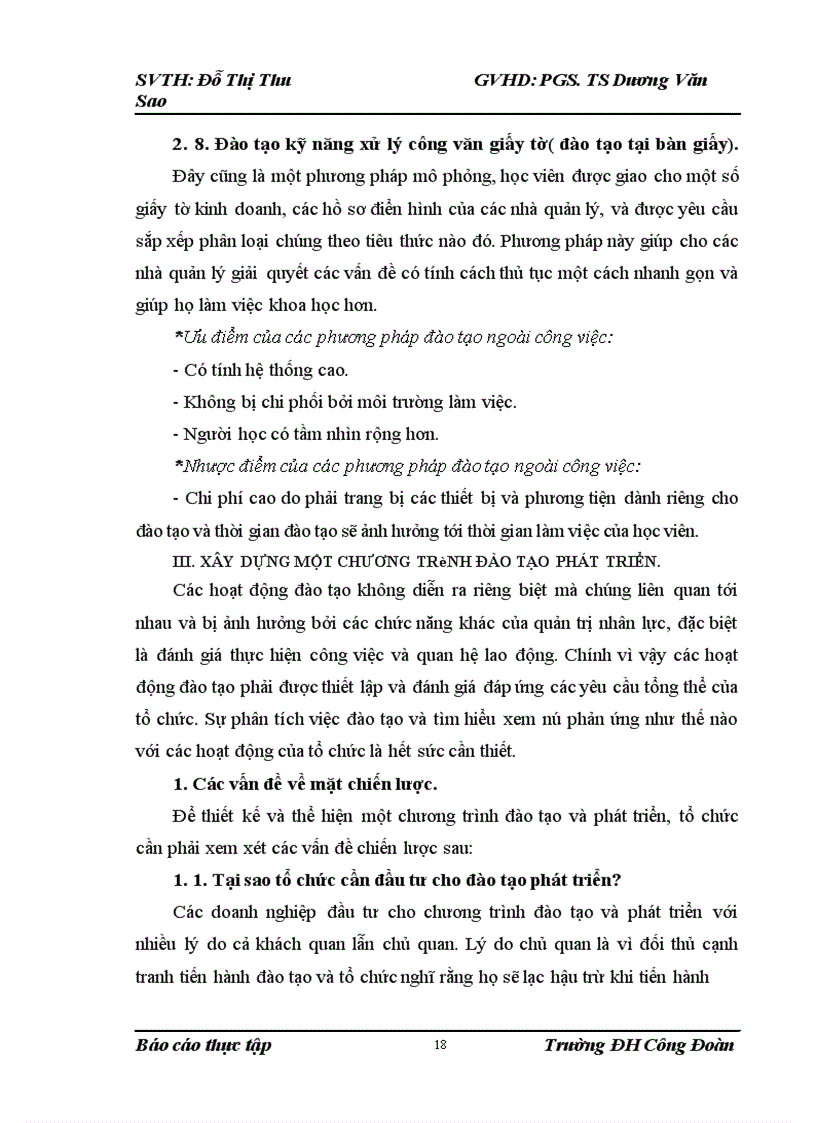 image for page Công tác đào tạo và phát triển nguồn nhân lực tại Công ty TNHH Thương Mại Quốc Tế Diệu Huyền. Thực trạng và Giải pháp.