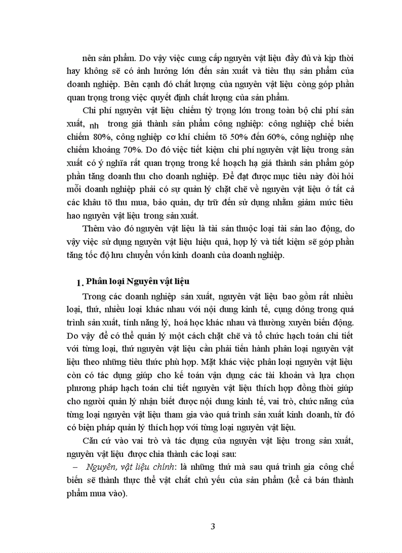 image for page Tổ chức hạch toán nguyên vật liệu tại Công ty dệt Minh Khai