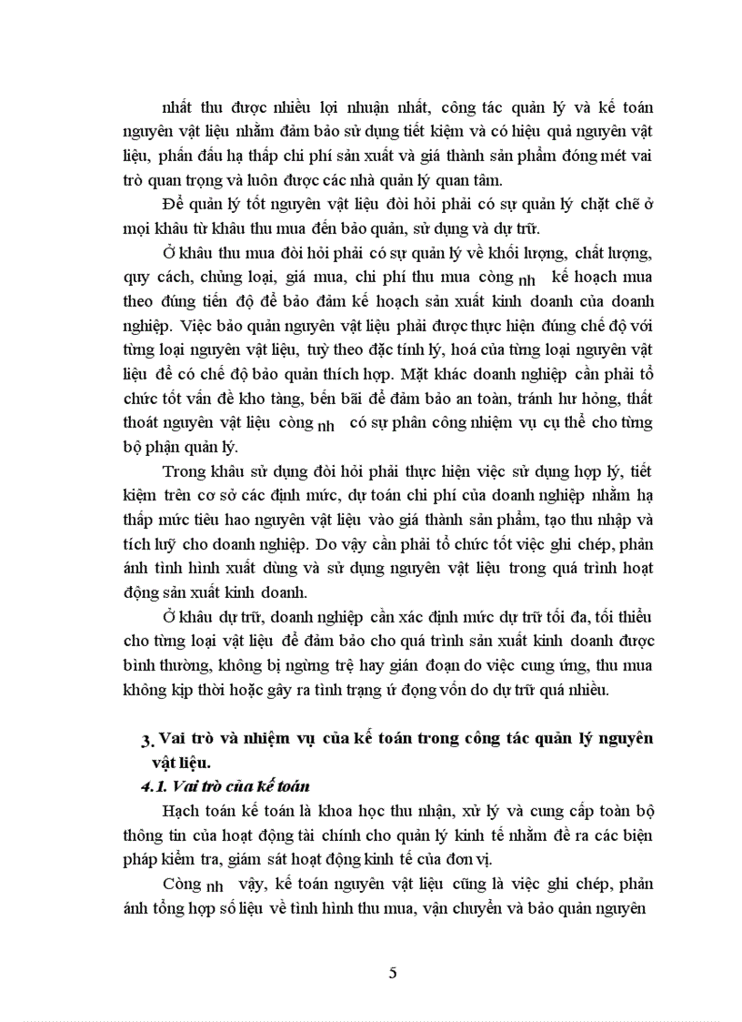 image for page Tổ chức hạch toán nguyên vật liệu tại Công ty dệt Minh Khai