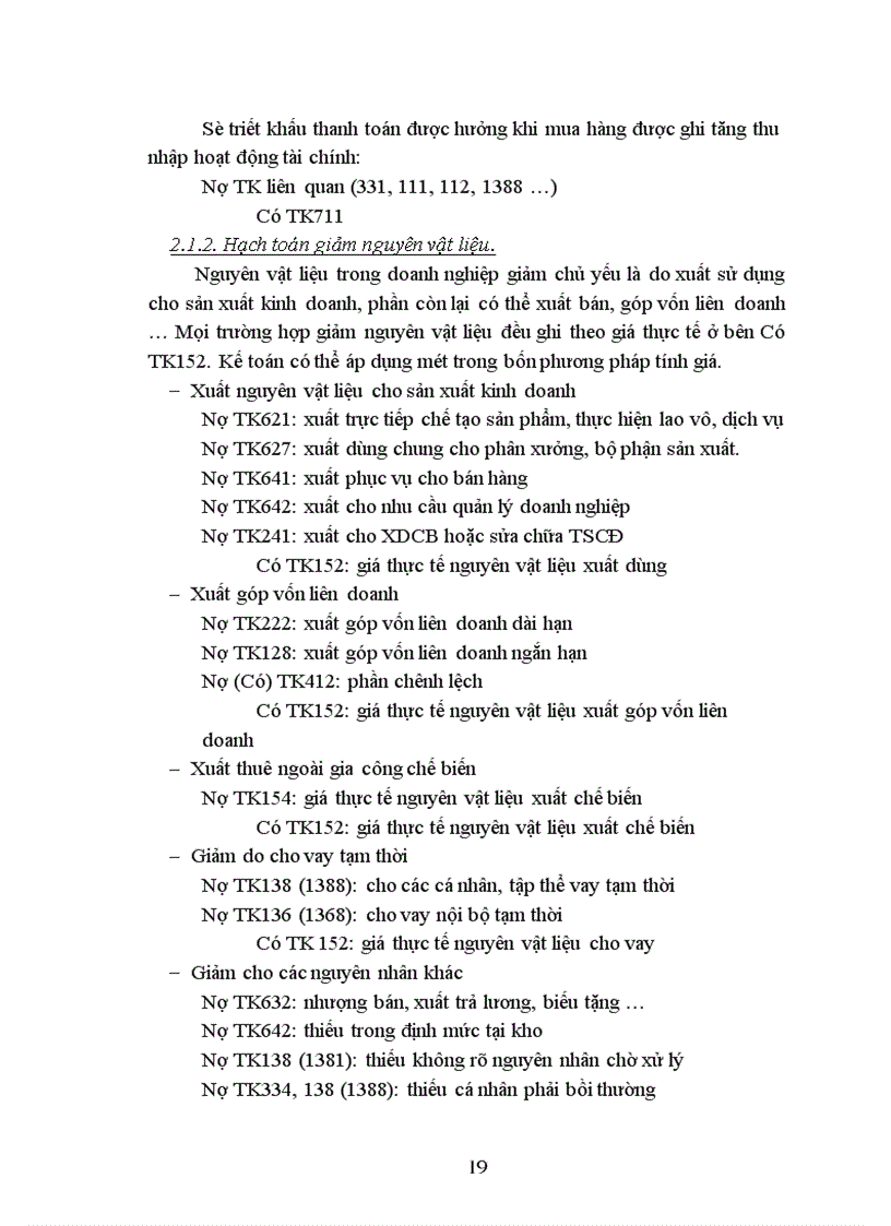 image for page Tổ chức hạch toán nguyên vật liệu tại Công ty dệt Minh Khai