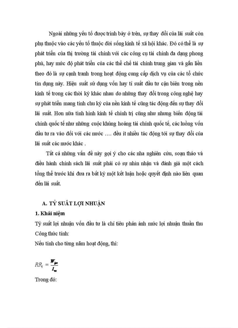 image for page Mối quan hệ giữa lãi suất vốn vay, tỉ suất lợi nhuận vốn đầu tư với quy mô vốn đầu tư. Vận dụng để giải thích tình hình đầu tư ở Việt Nam
