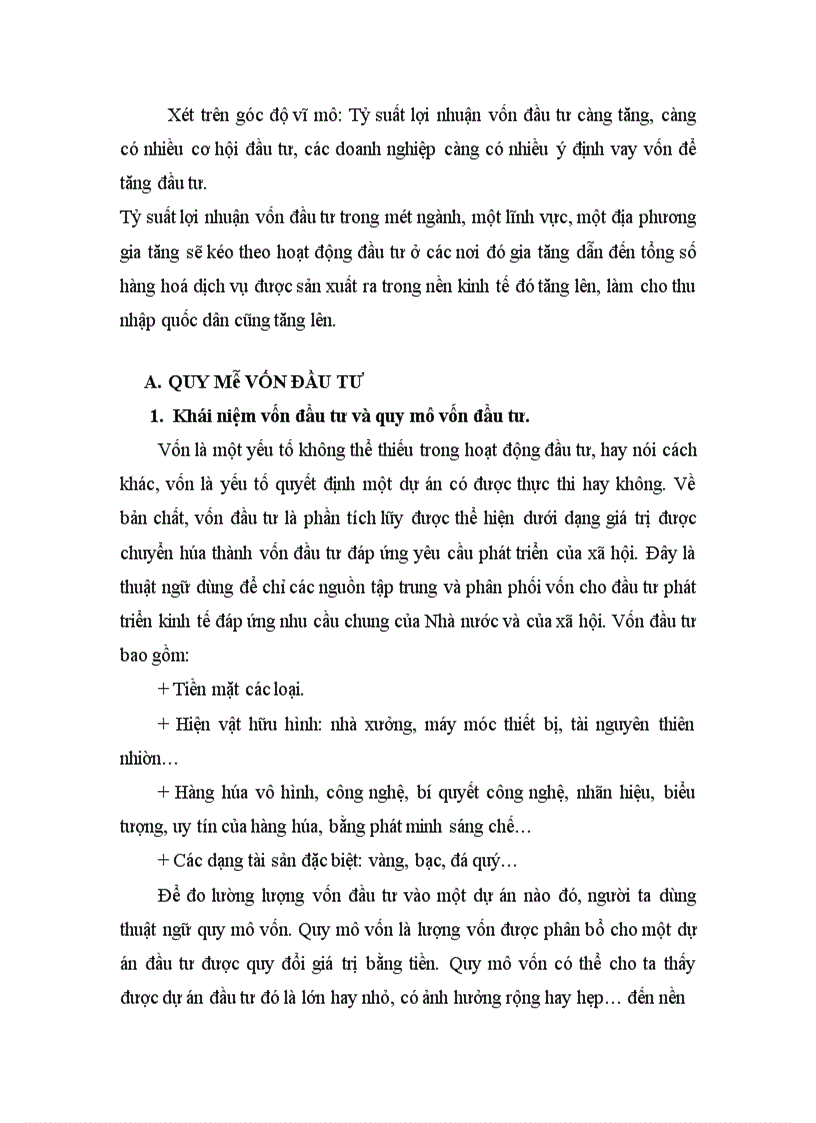 image for page Mối quan hệ giữa lãi suất vốn vay, tỉ suất lợi nhuận vốn đầu tư với quy mô vốn đầu tư. Vận dụng để giải thích tình hình đầu tư ở Việt Nam