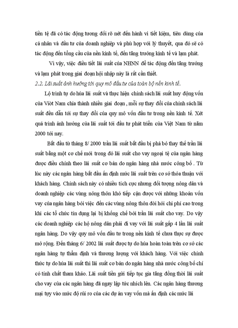 image for page Mối quan hệ giữa lãi suất vốn vay, tỉ suất lợi nhuận vốn đầu tư với quy mô vốn đầu tư. Vận dụng để giải thích tình hình đầu tư ở Việt Nam