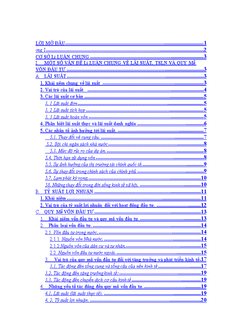 image for page Mối quan hệ giữa lãi suất vốn vay, tỉ suất lợi nhuận vốn đầu tư với quy mô vốn đầu tư. Vận dụng để giải thích tình hình đầu tư ở Việt Nam