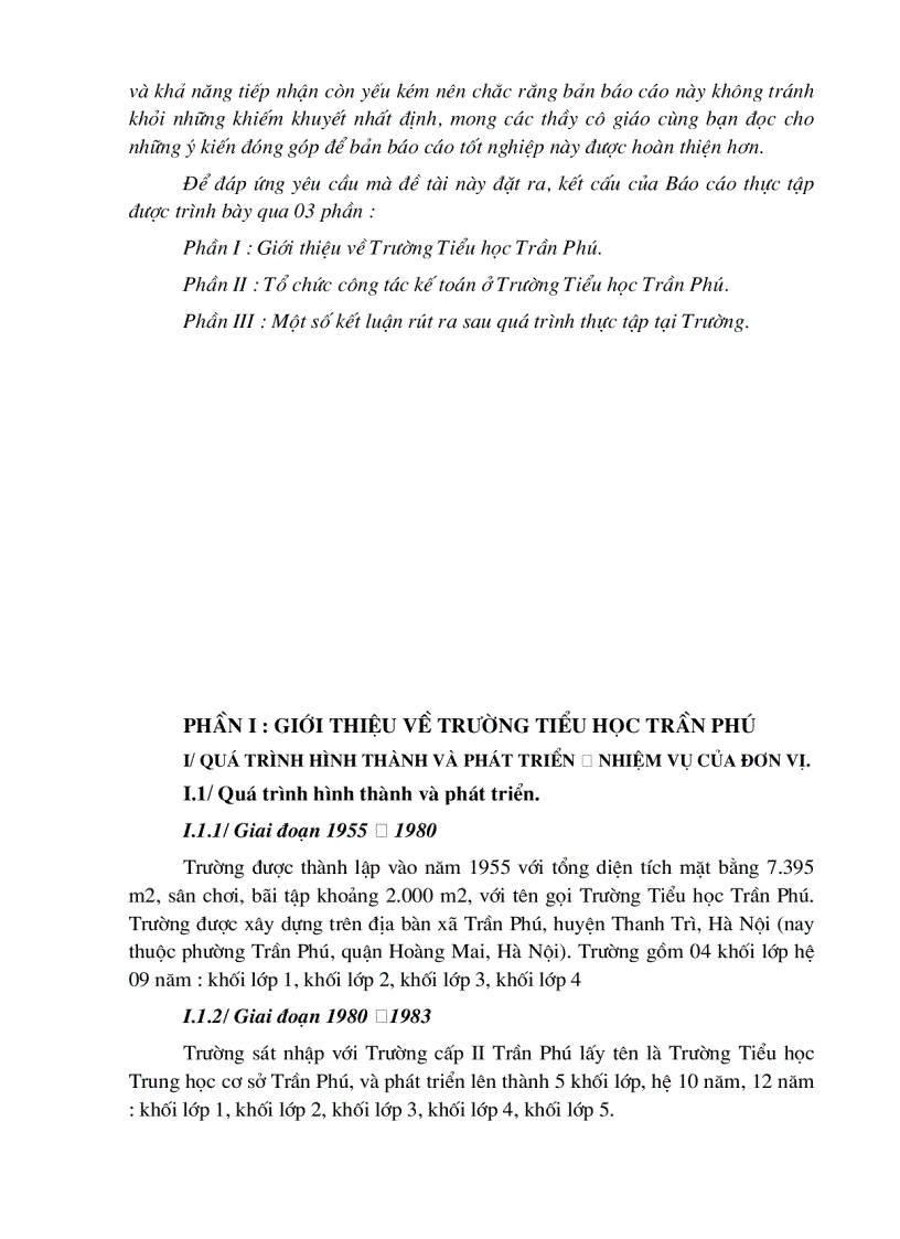 image for page Tổ chức công tác kế toán ở Trường Tiểu học Trần Phú.