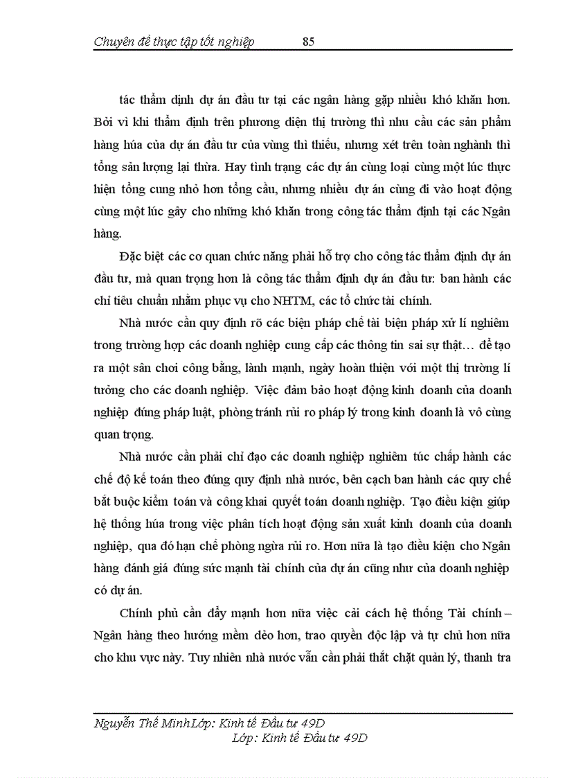 image for page Hoàn thiện công tác thẩm định dự án đầu tư của ngân hàng đầu tư và phát triển Việt Nam (BIDV) chi nhánh Thăng Long