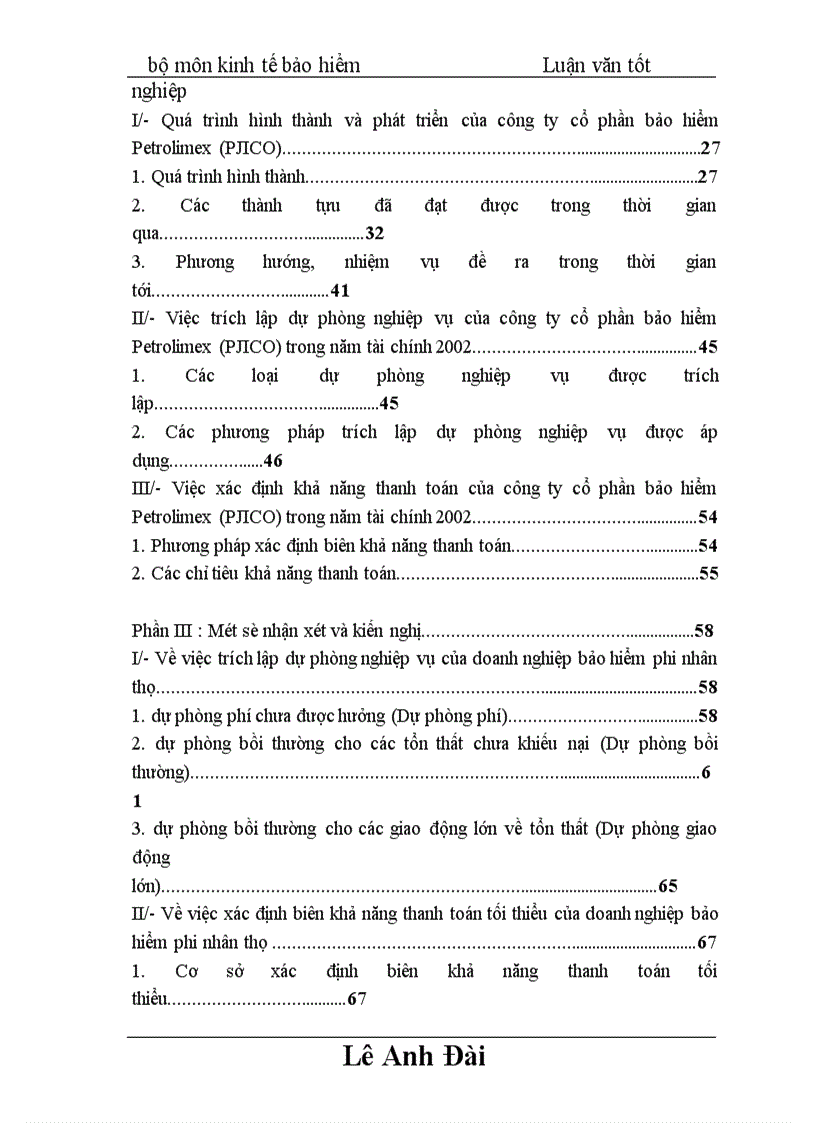 image for page Một số vấn đề về đảm bảo khả năng thanh toán của công ty cổ phần bảo hiểm Petrolimex Petrolimex Joint-Stock Insurance Company (PJICO)
