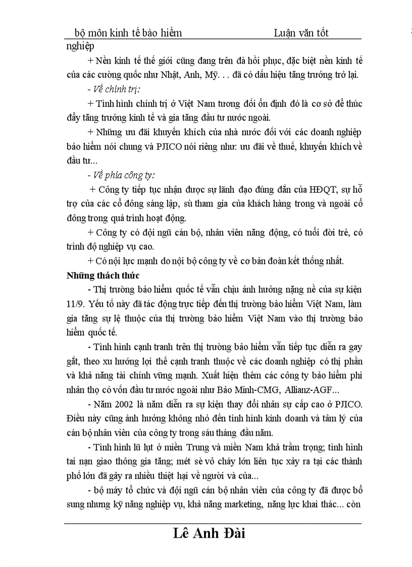 image for page Một số vấn đề về đảm bảo khả năng thanh toán của công ty cổ phần bảo hiểm Petrolimex Petrolimex Joint-Stock Insurance Company (PJICO)