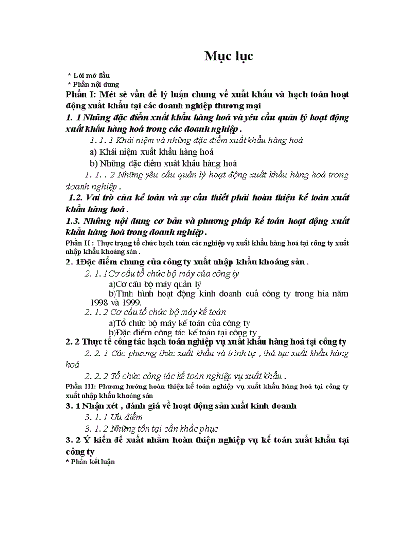 image for page Hoàn thiện công tác kế toán nghiệp vụ xuất khẩu tại công ty xuất nhập khẩu khoáng sản