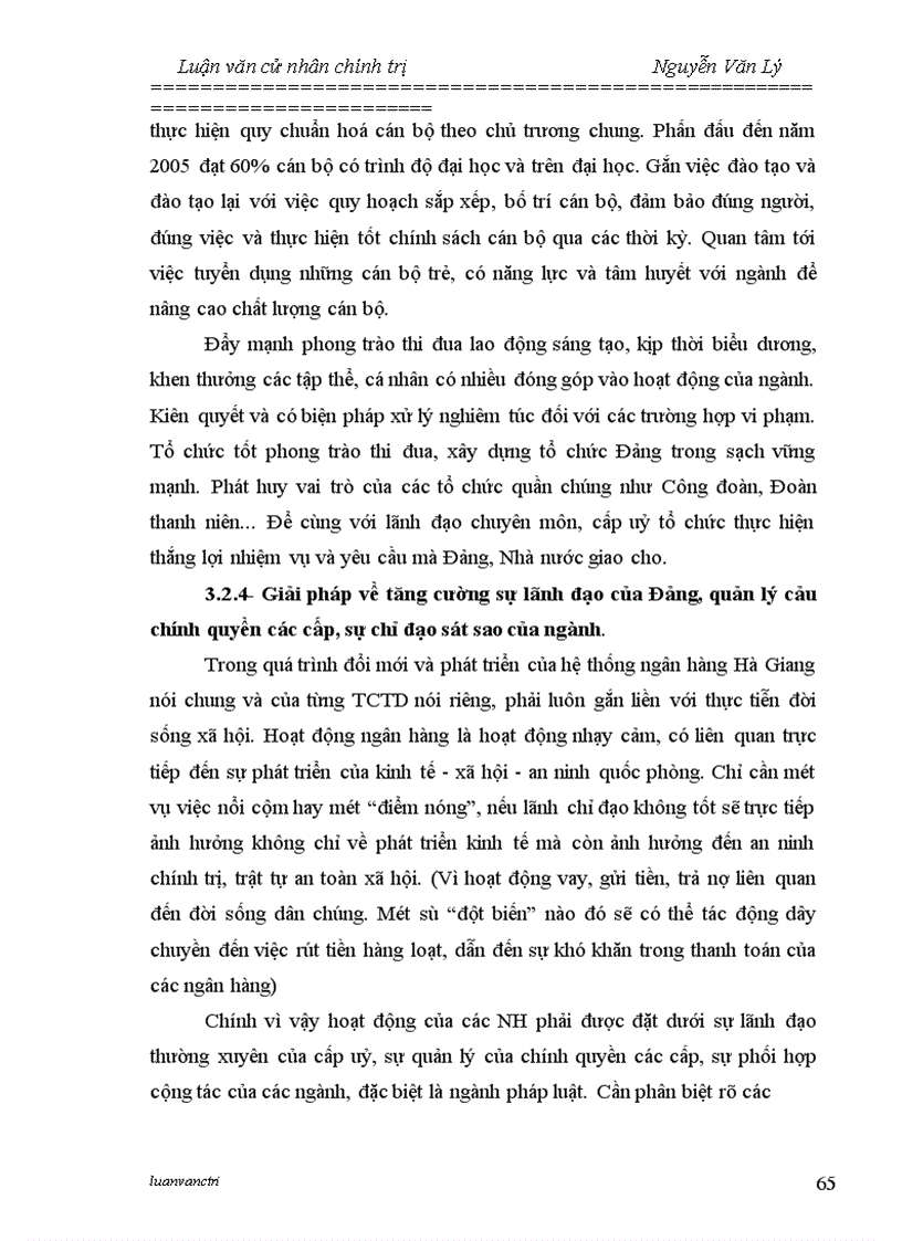 image for page Chất lượng tín dụng của các ngân hàng thương mại trên địa bàn tỉnh Hà Giang - Thực trạng và giải pháp