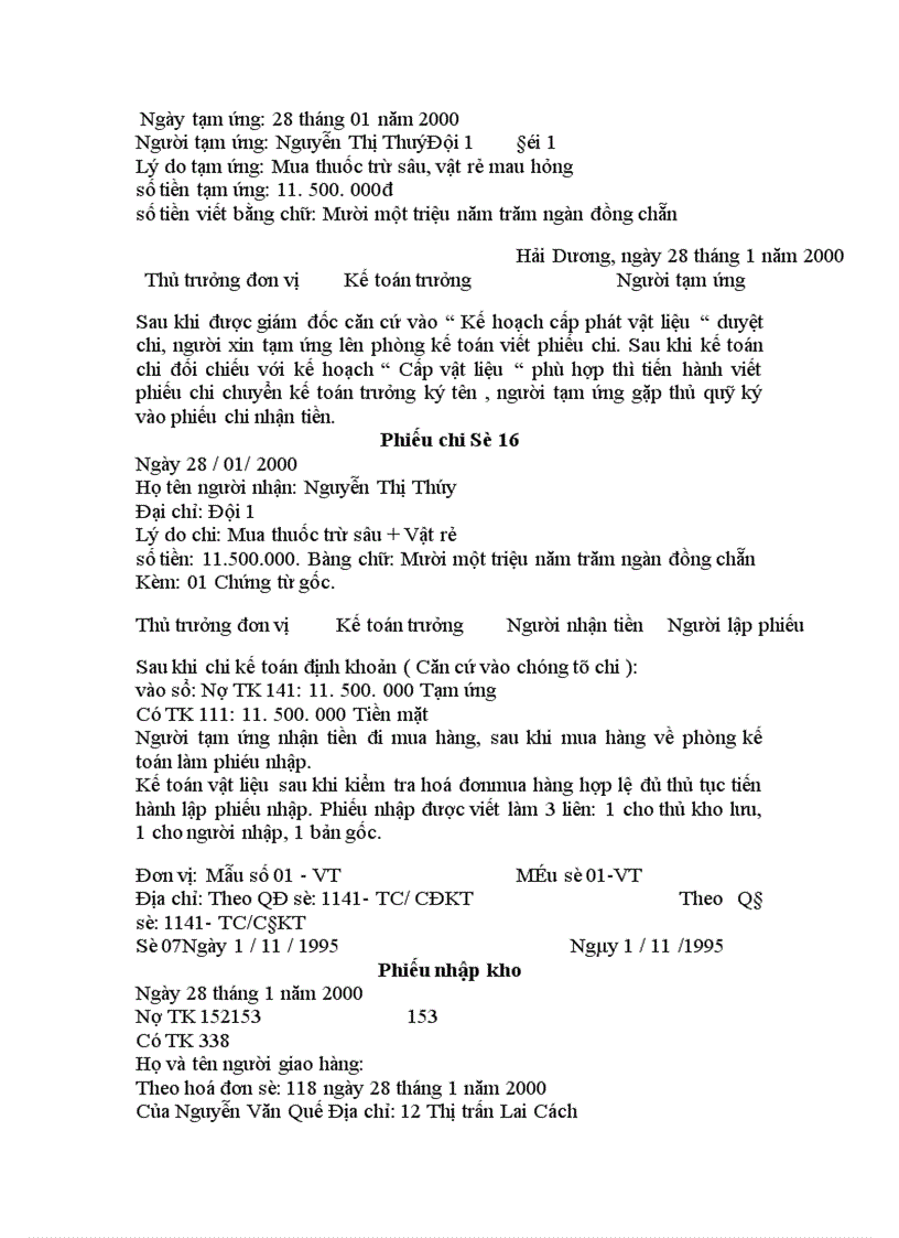 image for page Thực trạng về tổ chức hạch toán kế toán vật liệu tại xí nghiệp giống lúa Lai Cách - công ty giống cây trồng Hải Dương