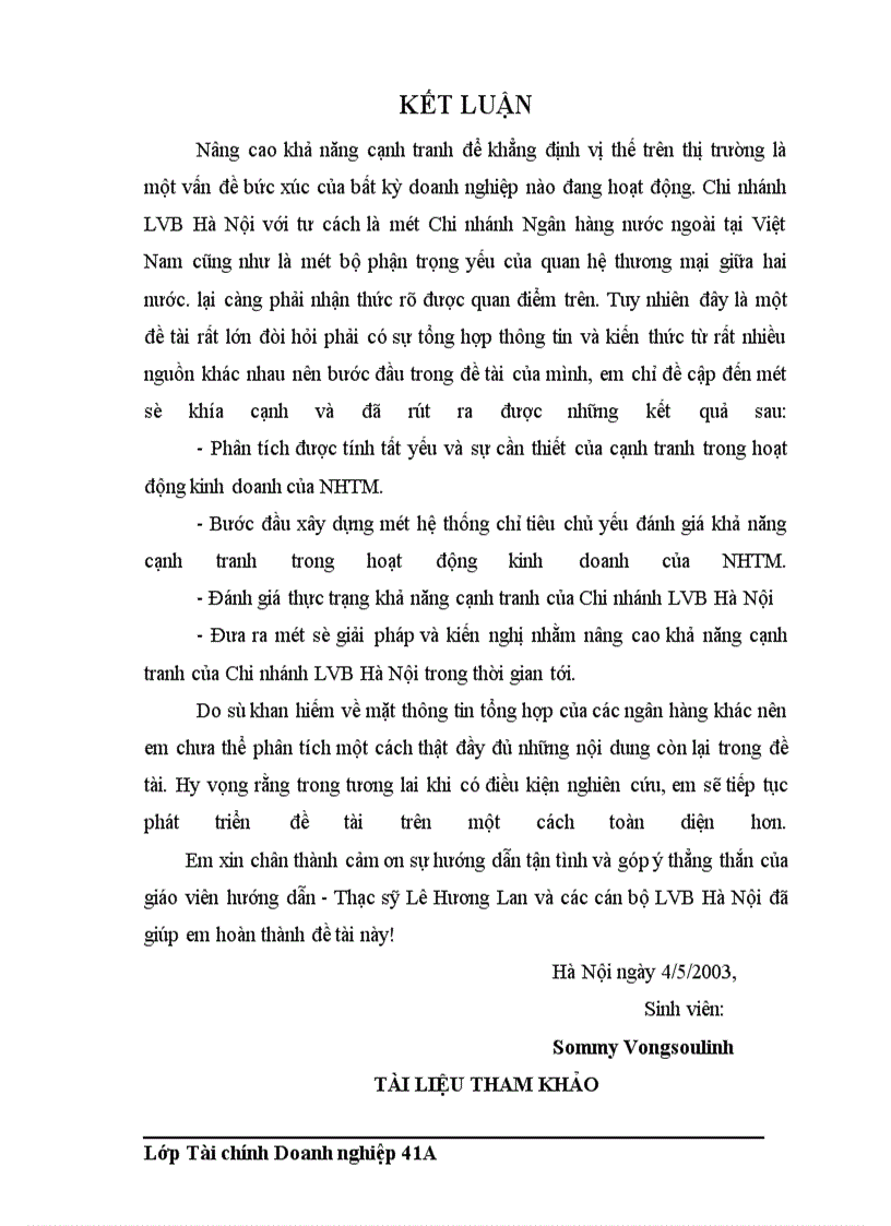 image for page Các giải pháp nhằm tăng khả năng cạnh tranh cho Ngân hàng liên doanh Lào-Việt, chi nhánh Hà Nội