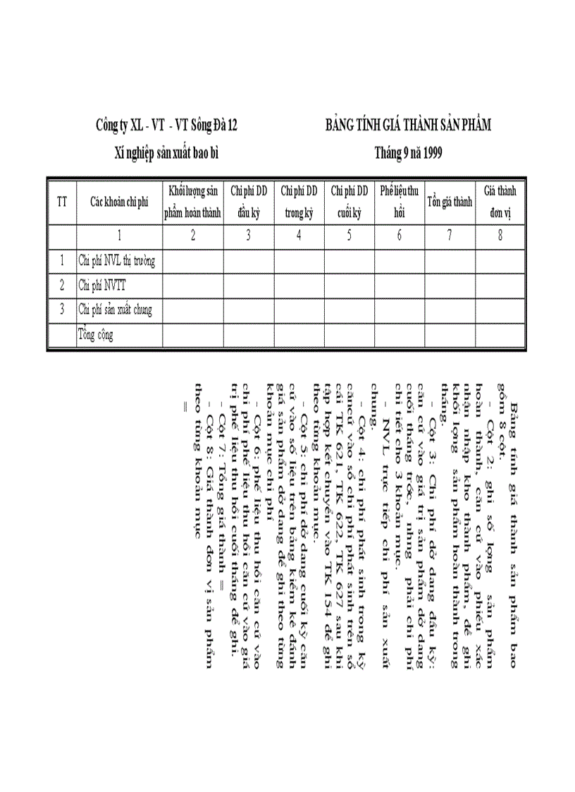image for page Hạch toán chi phí sản xuất và tính giá thành ở xí nghiệp sản xuất bao bì