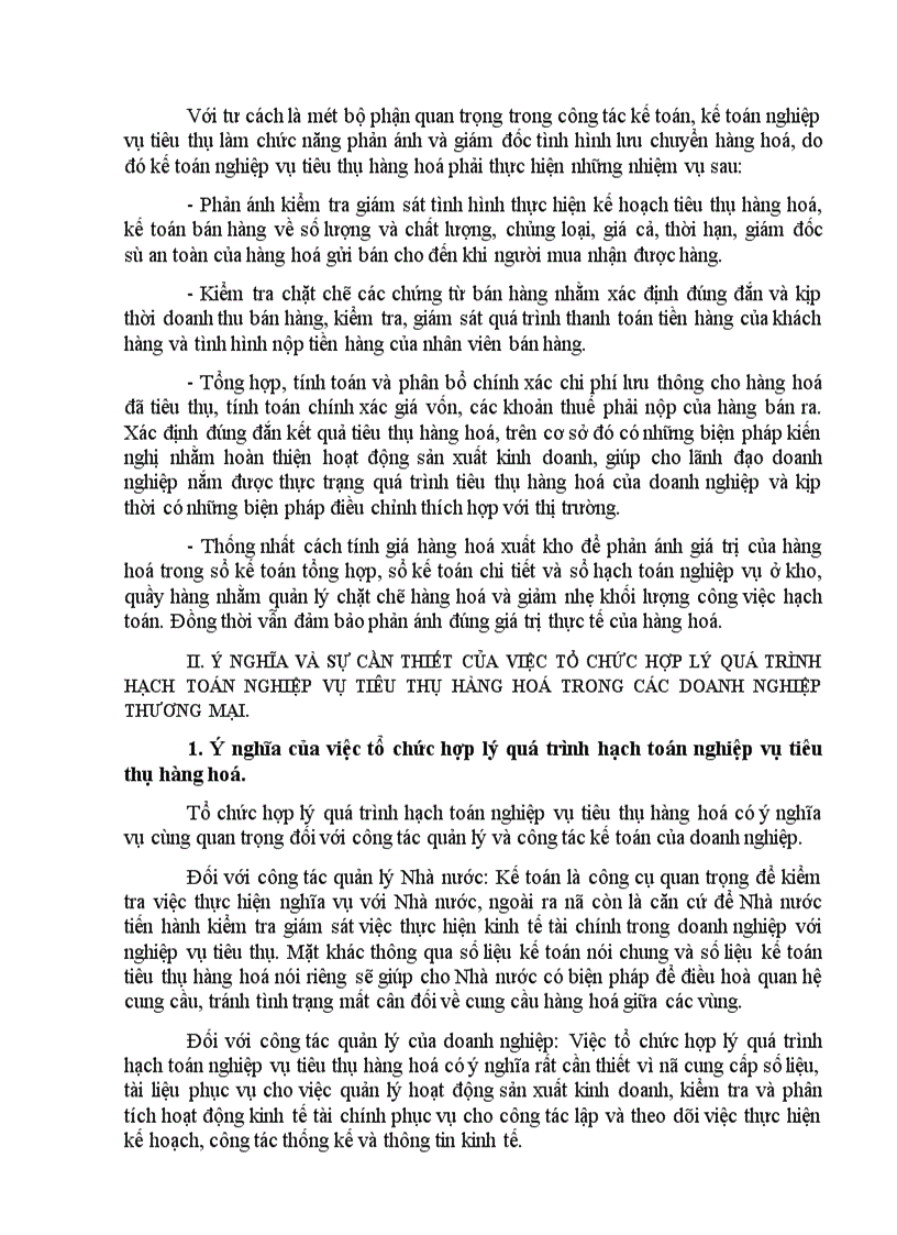 image for page Hoàn thiện công tác kế toán tiêu thụ hàng hoá và xác định kết quả kinh doanh ở các doanh nghiệp thương mại