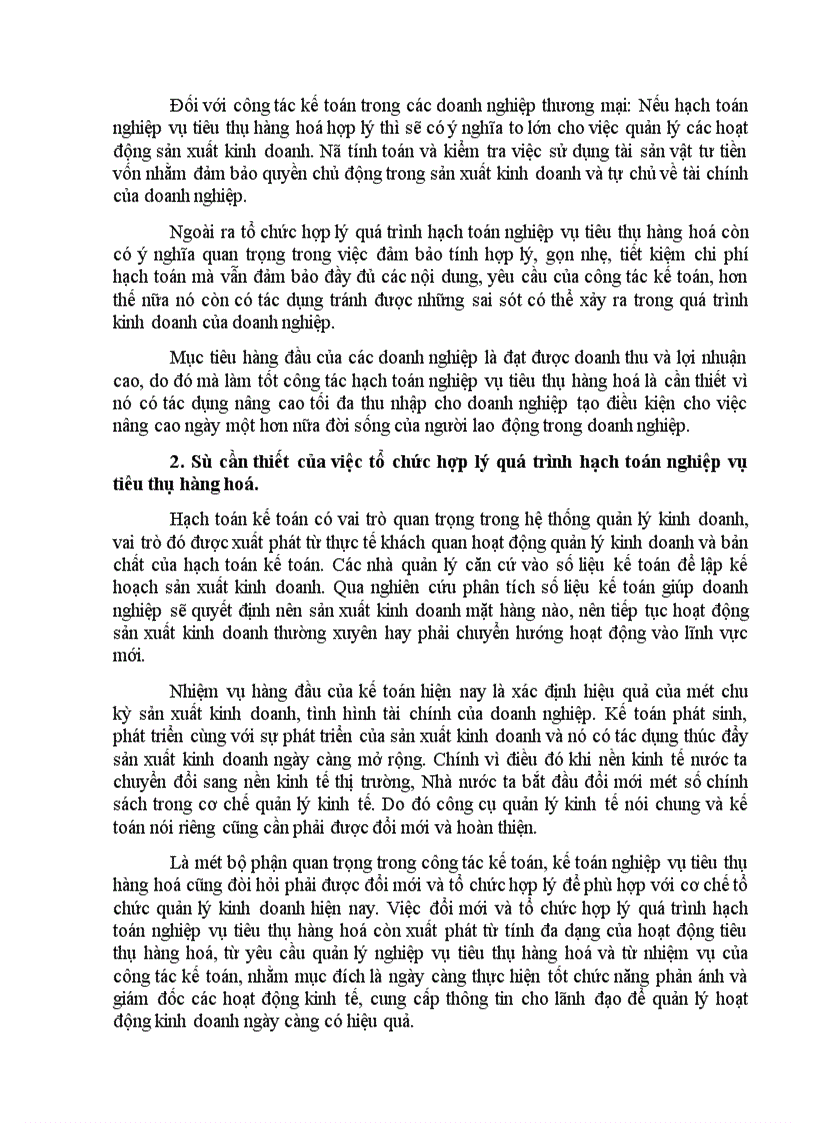 image for page Hoàn thiện công tác kế toán tiêu thụ hàng hoá và xác định kết quả kinh doanh ở các doanh nghiệp thương mại