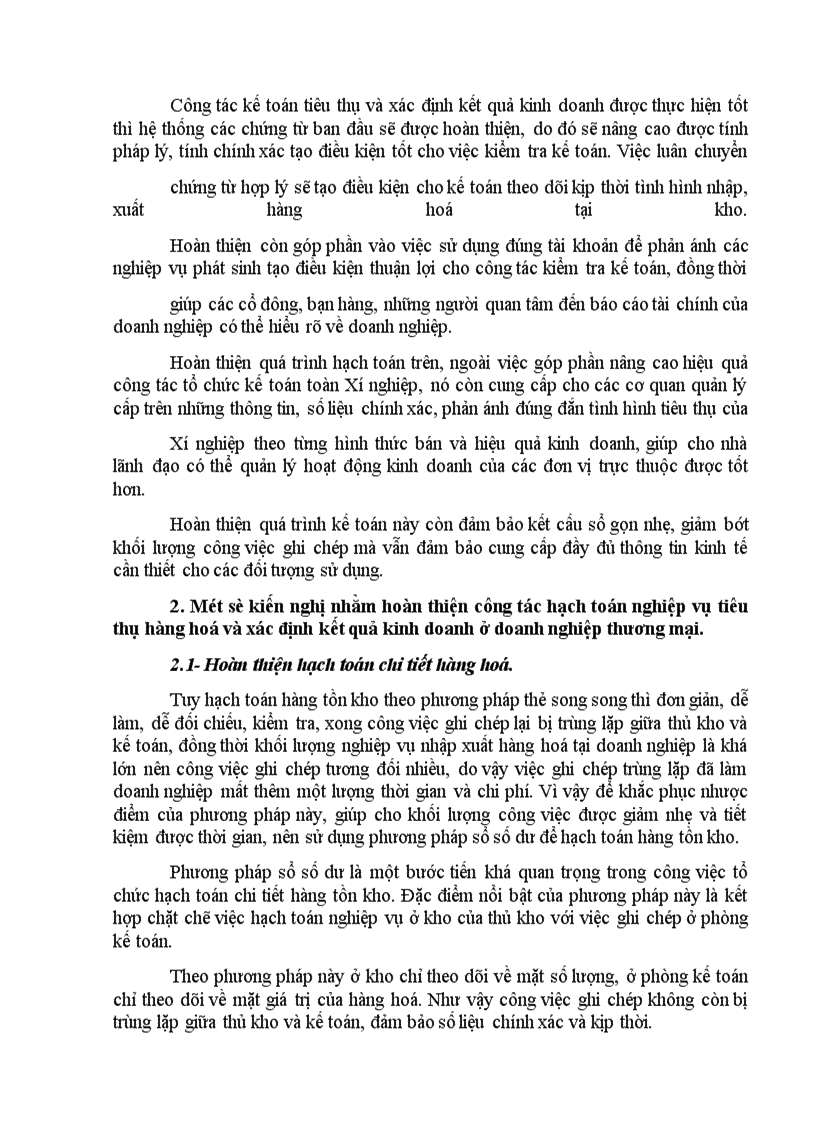 image for page Hoàn thiện công tác kế toán tiêu thụ hàng hoá và xác định kết quả kinh doanh ở các doanh nghiệp thương mại
