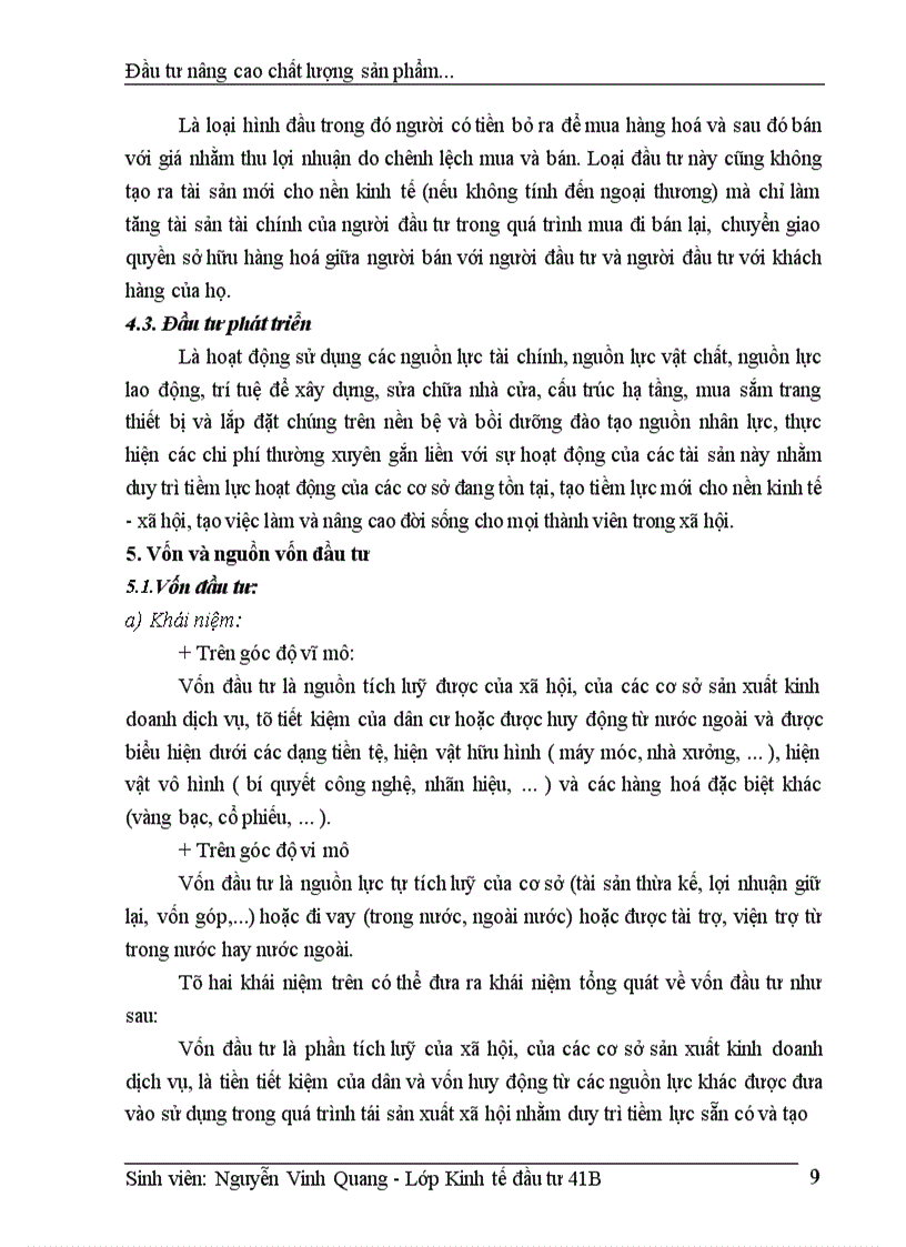 image for page Thực trạng đầu tư nâng cao chất lượng sản phẩm của công ty Nhựa Cao Cấp Hàng Không