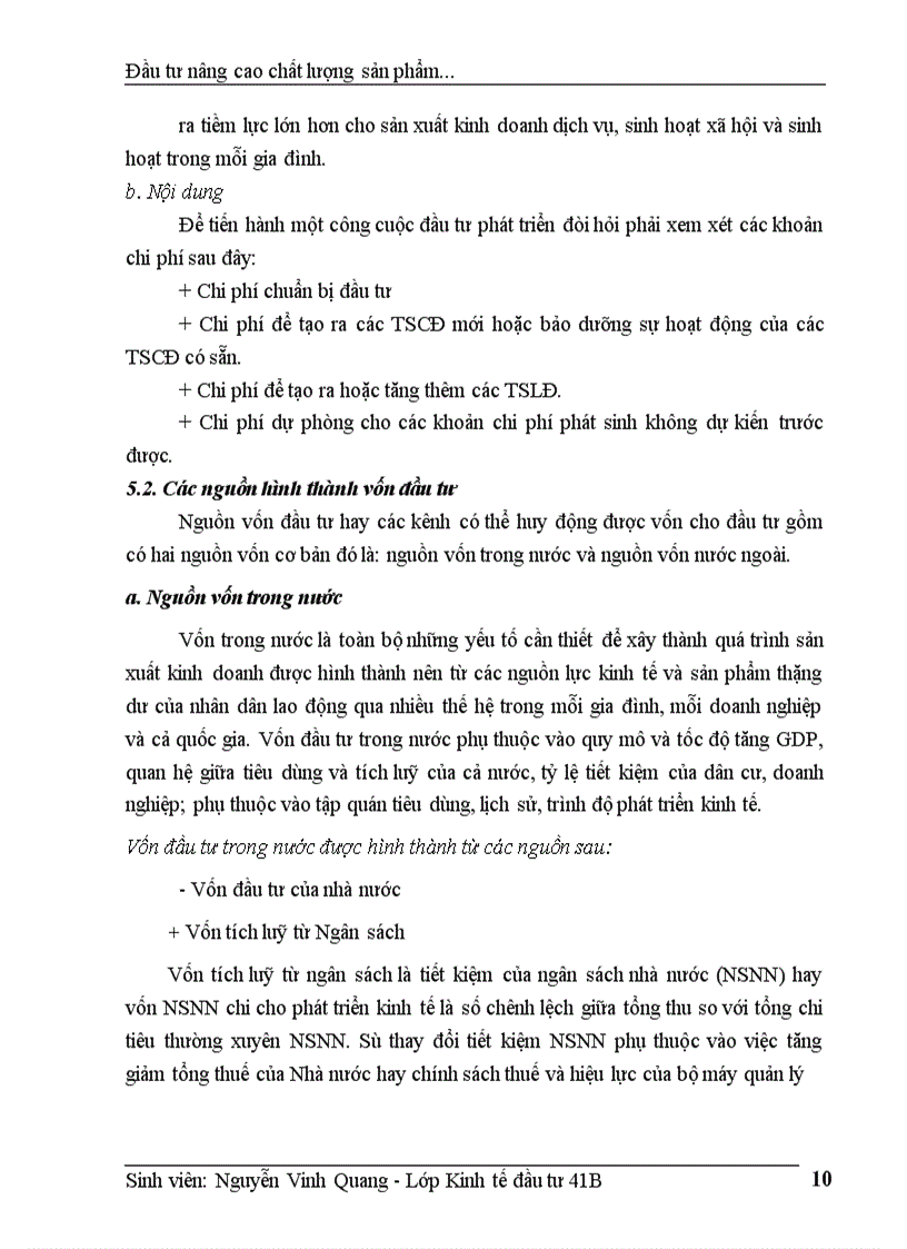 image for page Thực trạng đầu tư nâng cao chất lượng sản phẩm của công ty Nhựa Cao Cấp Hàng Không