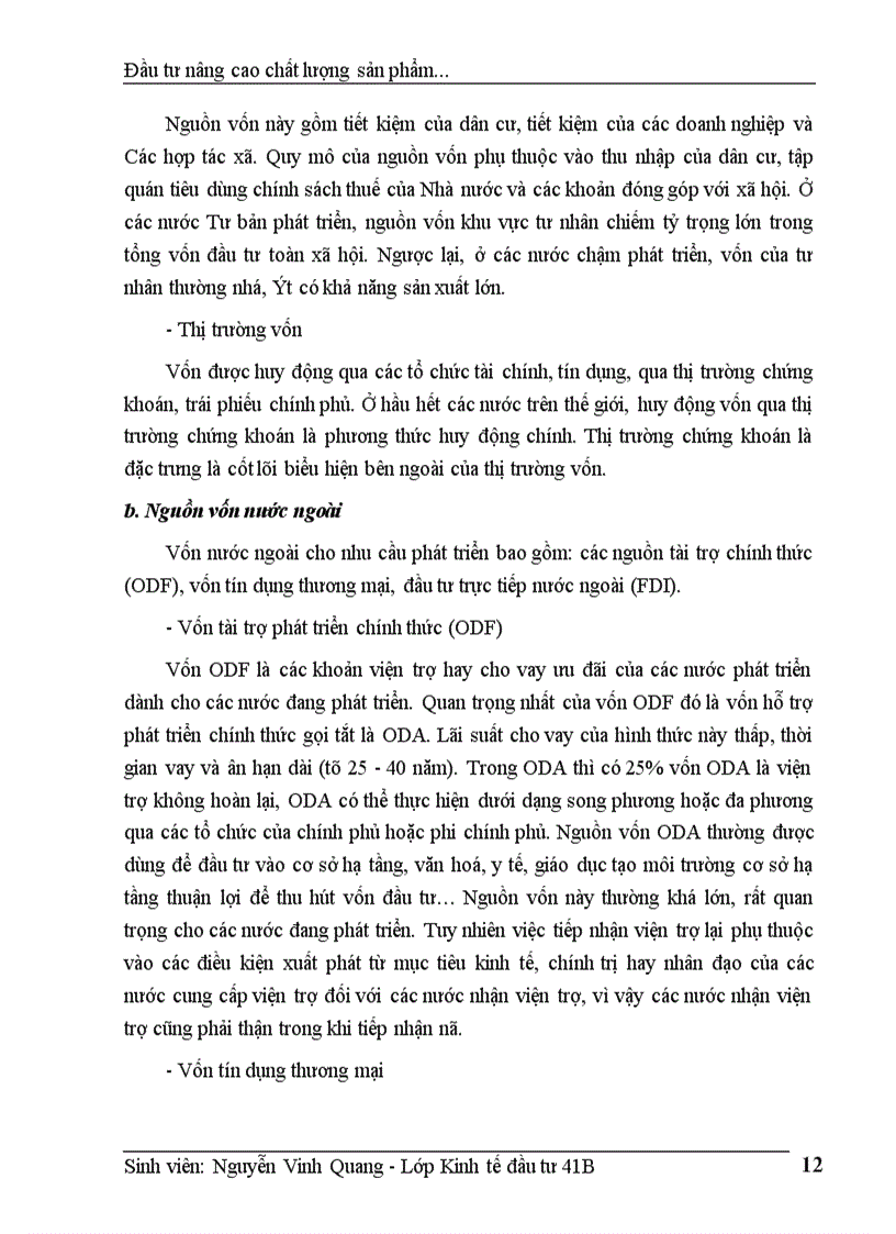 image for page Thực trạng đầu tư nâng cao chất lượng sản phẩm của công ty Nhựa Cao Cấp Hàng Không