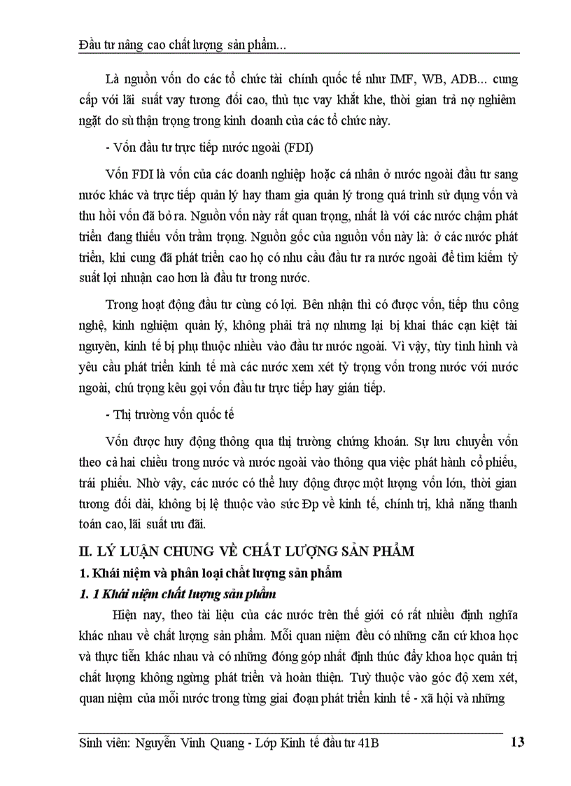 image for page Thực trạng đầu tư nâng cao chất lượng sản phẩm của công ty Nhựa Cao Cấp Hàng Không