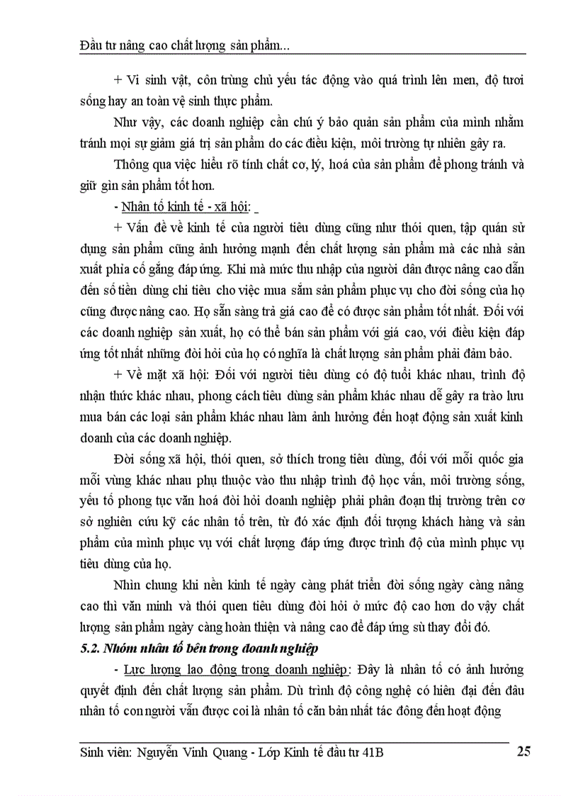 image for page Thực trạng đầu tư nâng cao chất lượng sản phẩm của công ty Nhựa Cao Cấp Hàng Không