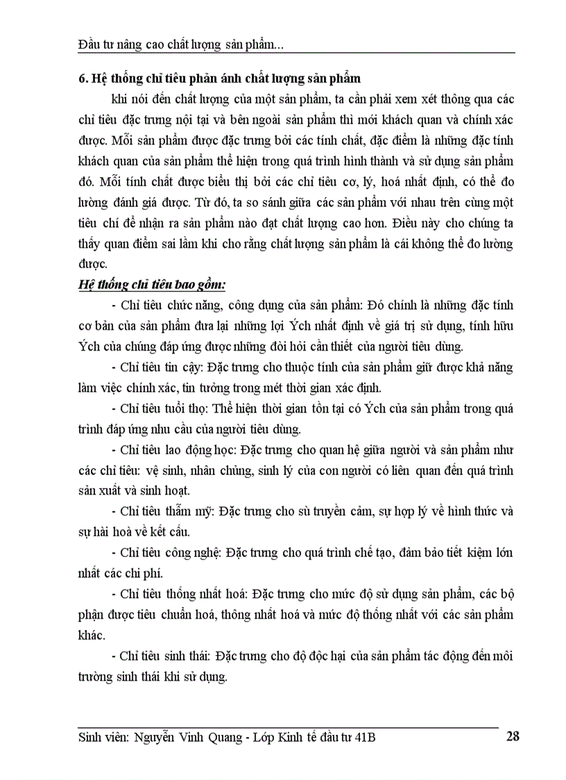 image for page Thực trạng đầu tư nâng cao chất lượng sản phẩm của công ty Nhựa Cao Cấp Hàng Không