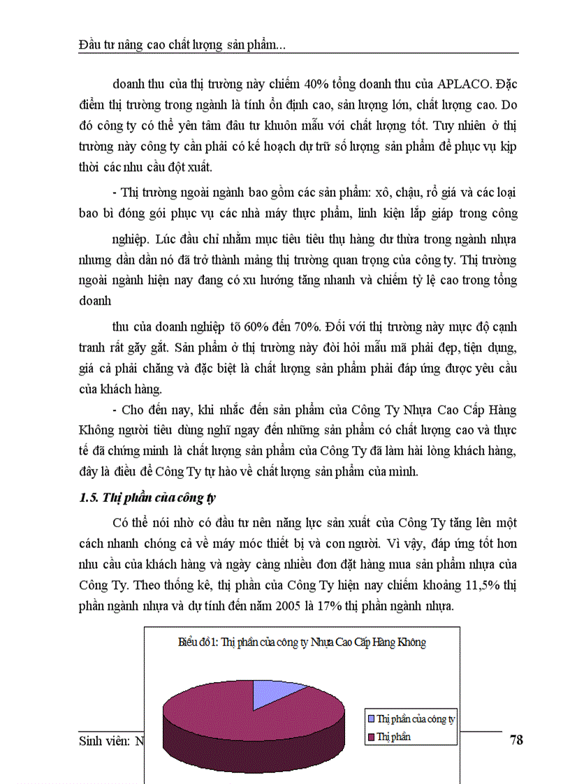 image for page Thực trạng đầu tư nâng cao chất lượng sản phẩm của công ty Nhựa Cao Cấp Hàng Không