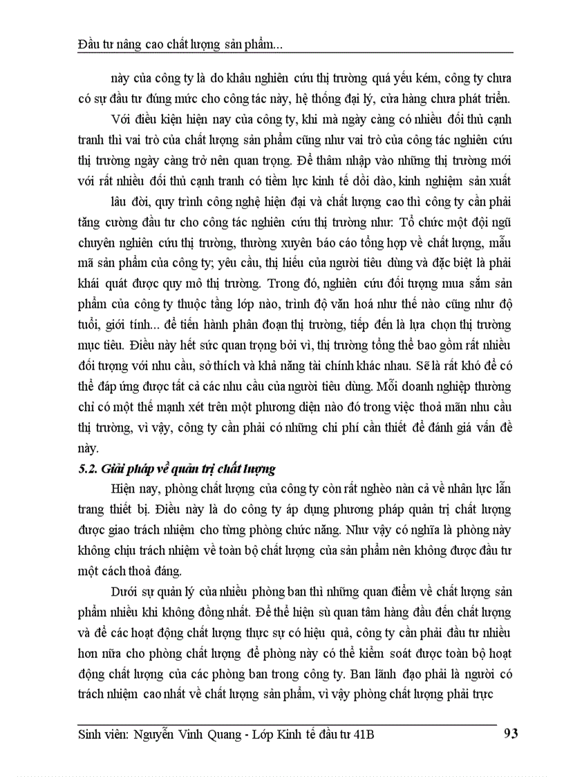 image for page Thực trạng đầu tư nâng cao chất lượng sản phẩm của công ty Nhựa Cao Cấp Hàng Không