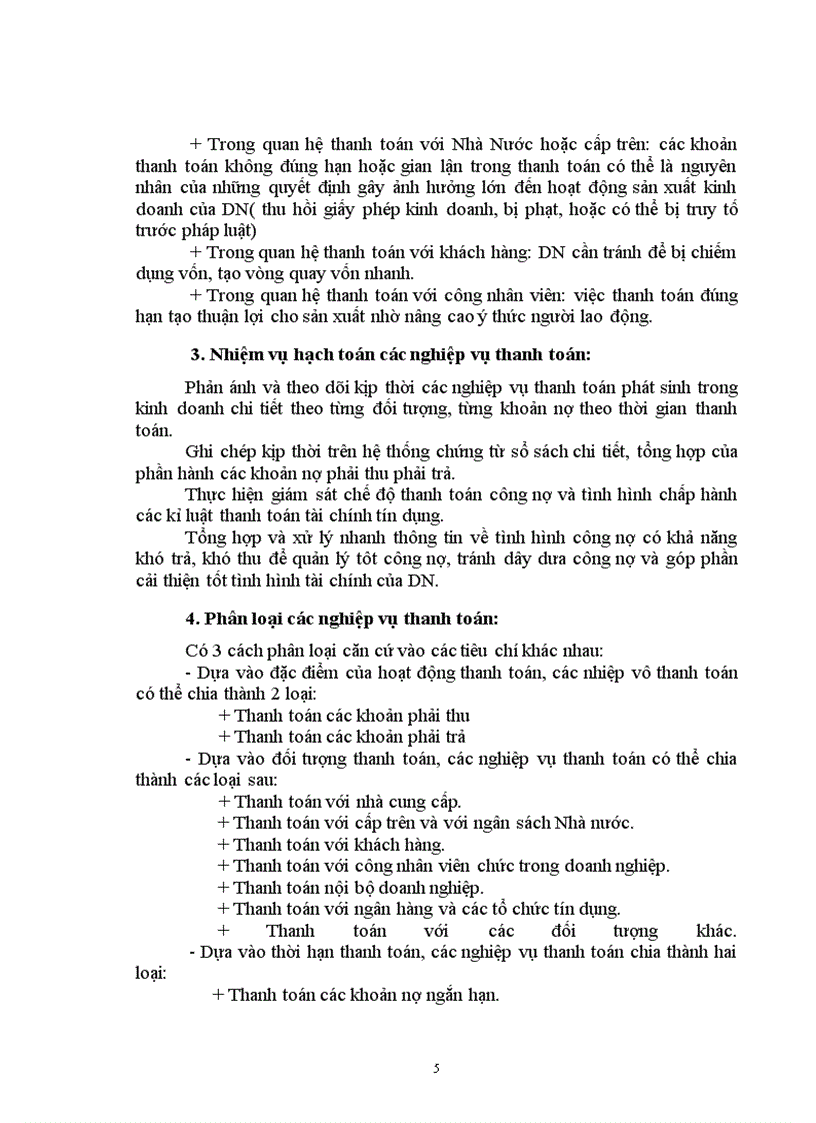 image for page Tổ chức kế toán các nghiệp vụ thanh toán, phân tích tình hình và khả năng thanh toán của Xí nghiệp khảo sát xây dựng Điện I