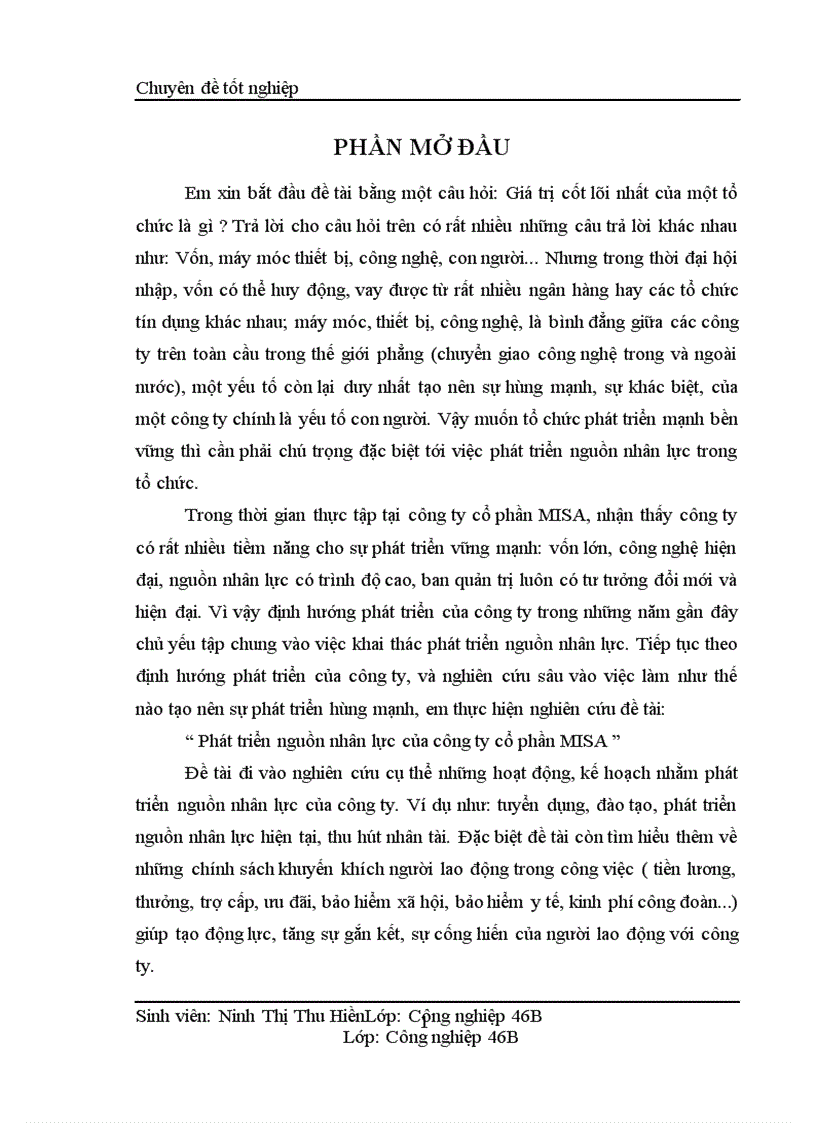 image for page Phát triển nguồn nhân lực của công ty cổ phần MISA