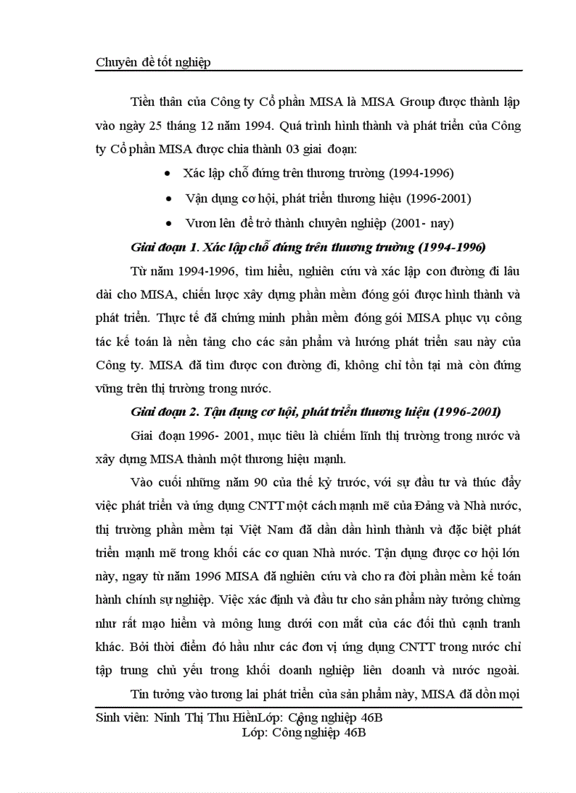 image for page Phát triển nguồn nhân lực của công ty cổ phần MISA